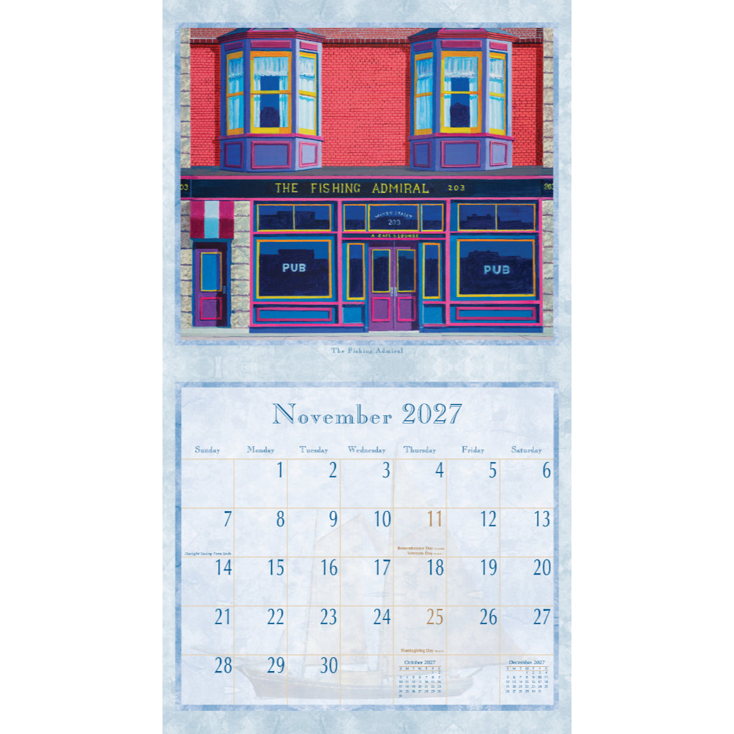 Newfoundland 2027 Wall Calendar