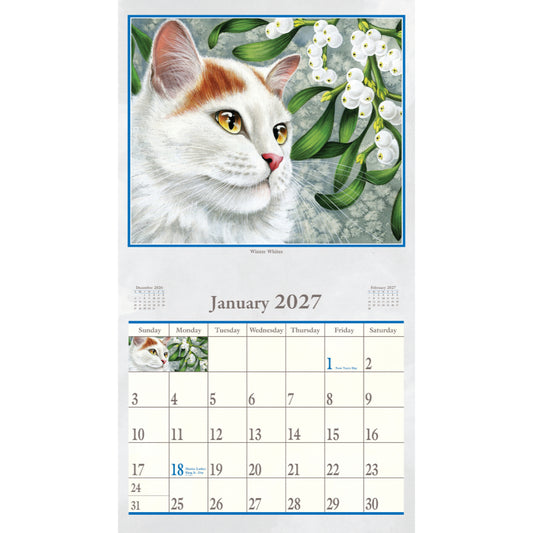 The Cat's Meow 2027 Wall Calendar