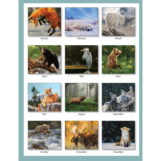 Animal Instincts 2027 Wall Calendar