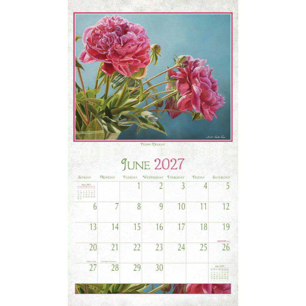 Beauty in Bloom 2027 Wall Calendar