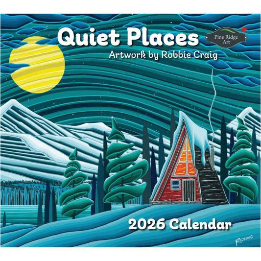 Quiet Places 2026 Wall Calendar