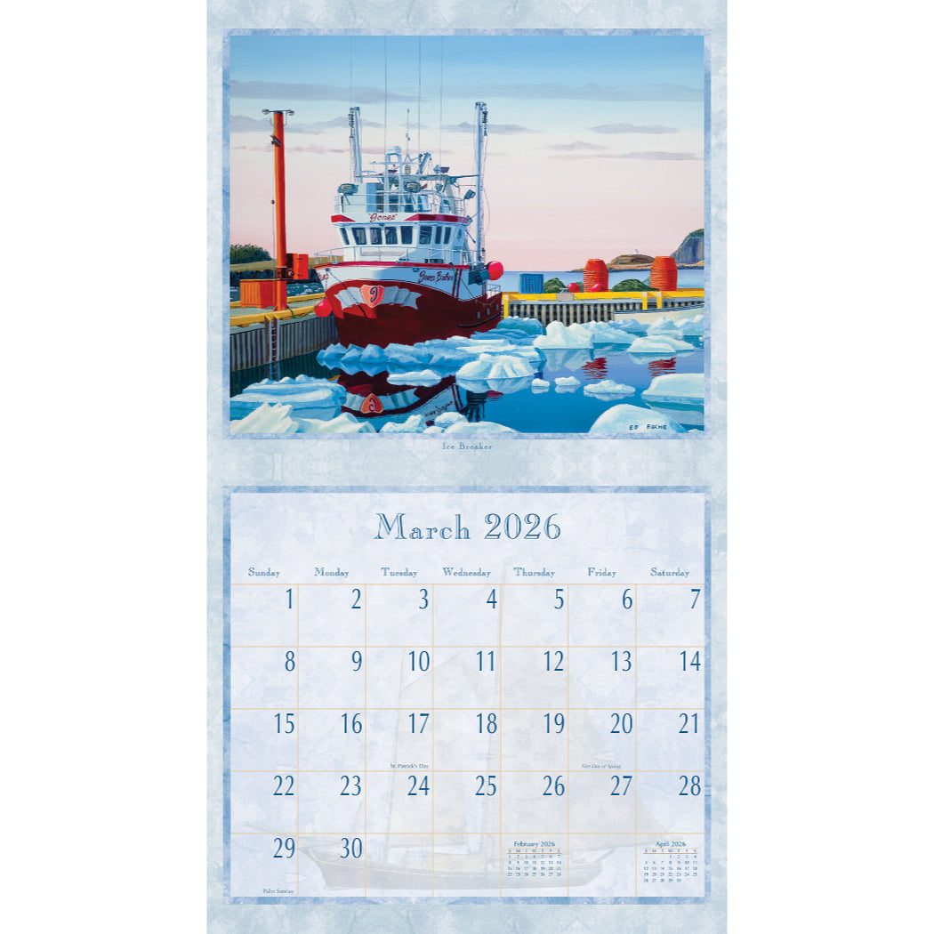 New Foundland 2026 Wall Calendar