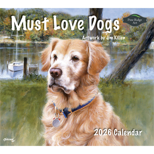 Must Love Dogs 2026 Wall Calendar