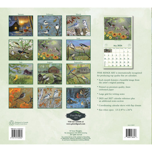 Wings of Nature 2026 Wall Calendar