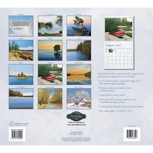 Northern Getaway 2026 Wall Calendar