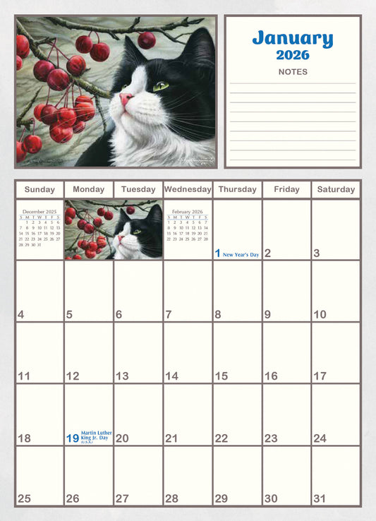 2026 The Cat's Meow Pocket Planner