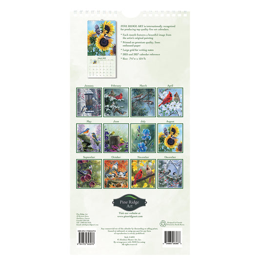 Birds of a Feather 2026 Vertical Wall Calendar