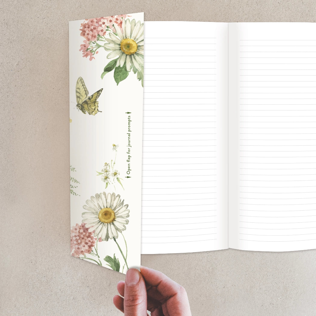 Pink Dasies Vase Journal