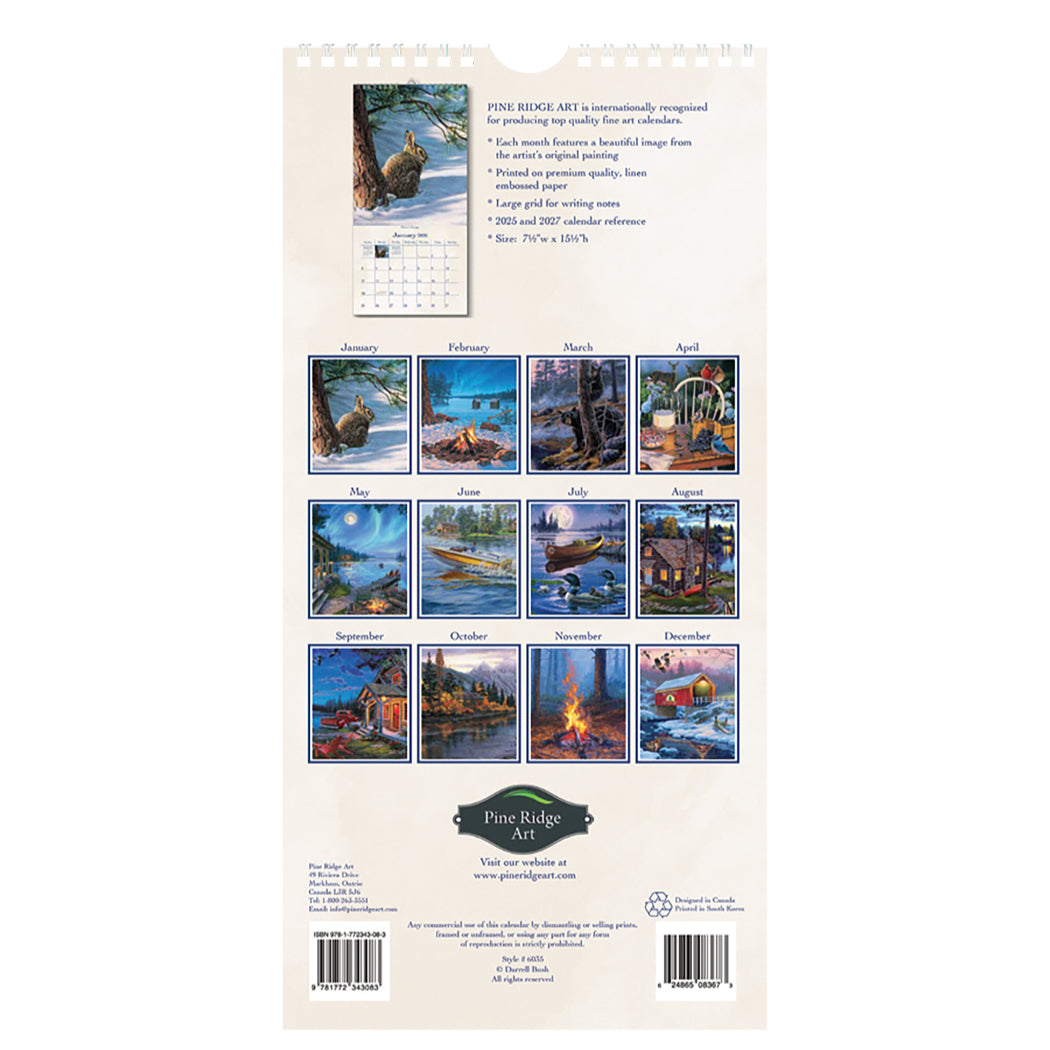 Great Outdoors 2026 Vertical Wall Calendar