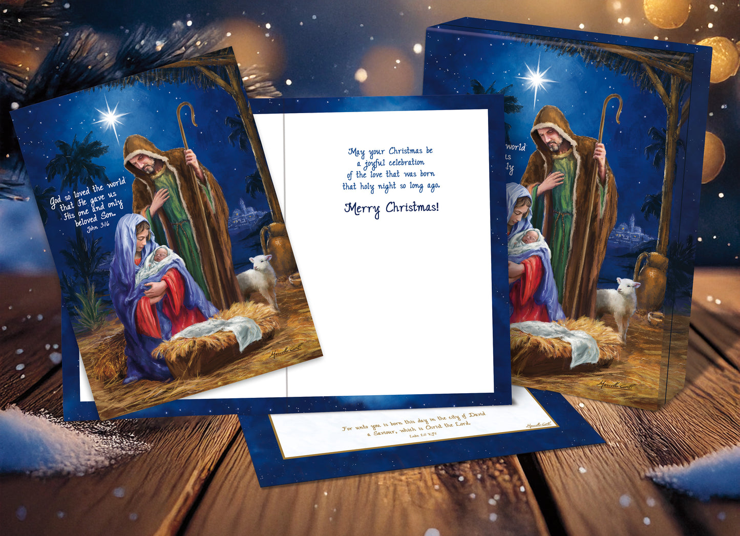 Holy Family Blessings Boxed Christmas Cards