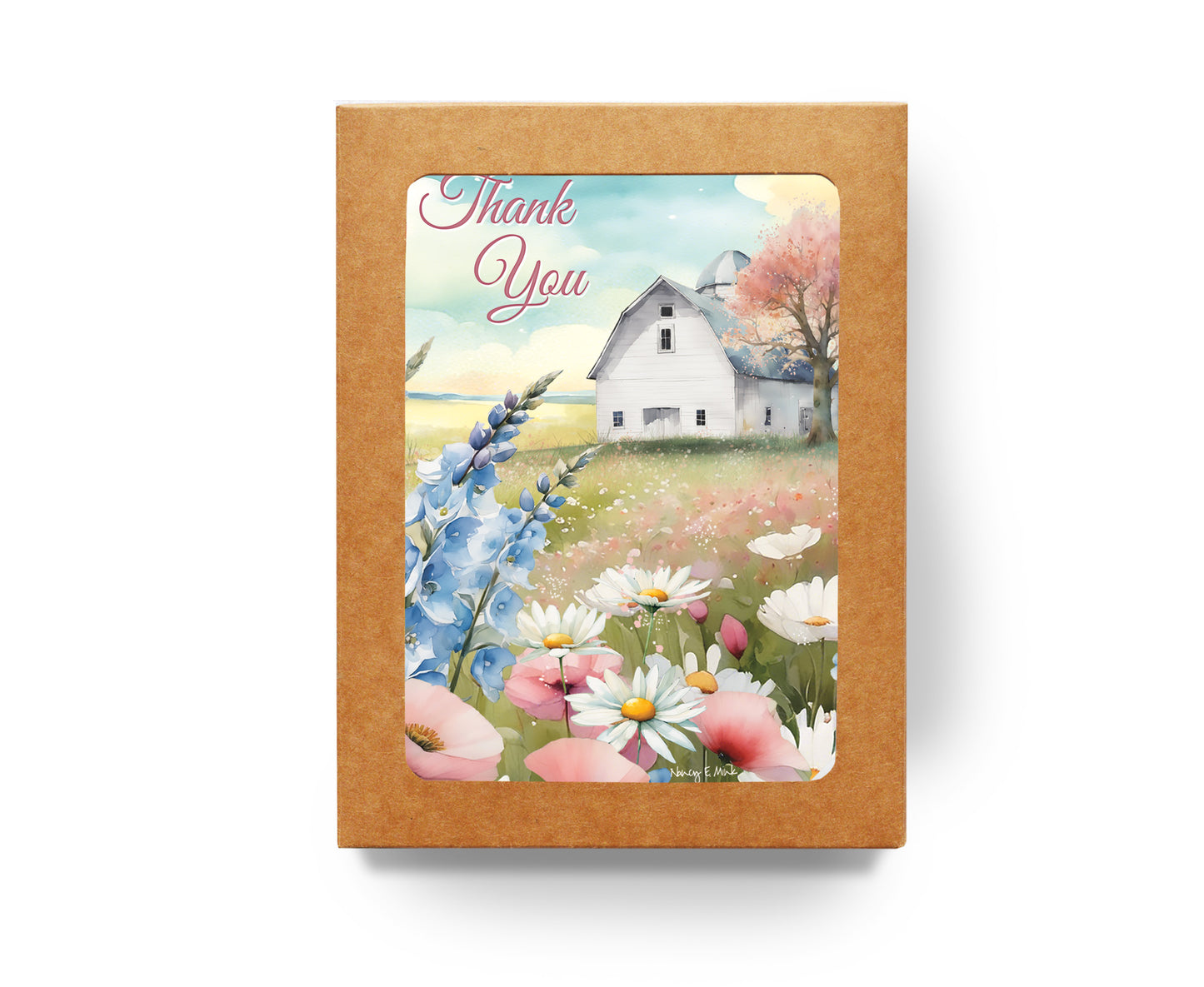 Springtime Barn Note Card Set