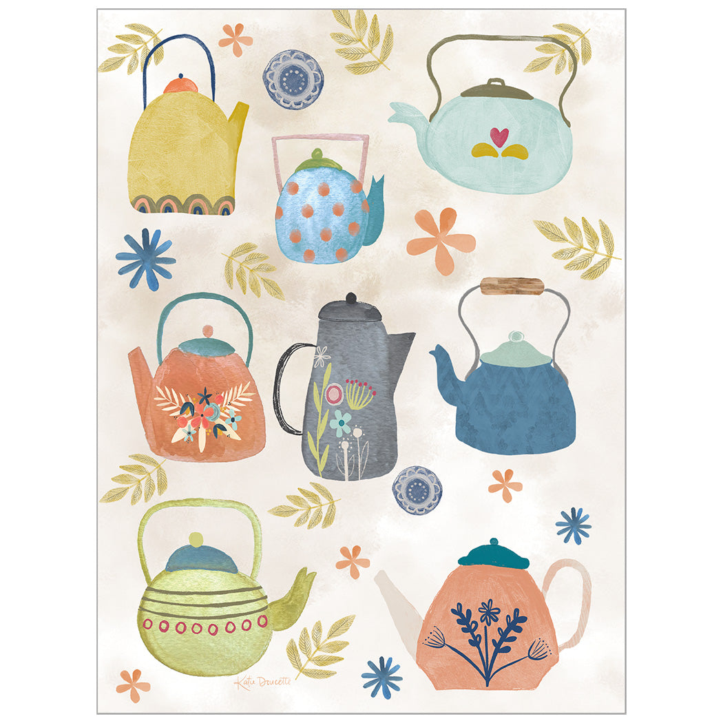 Teapots Note Card Set