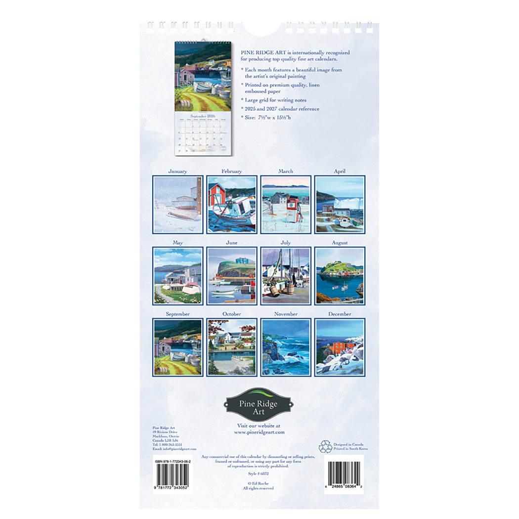 New Foundland 2026 Vertical Wall Calendar