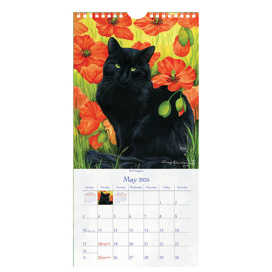The Cat's Meow 2026 Vertical Wall Calendar