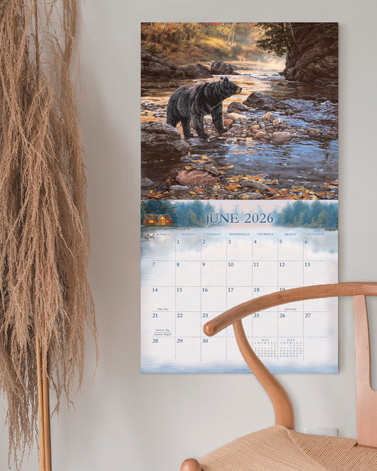 Cabin View 2026 Wall Calendar