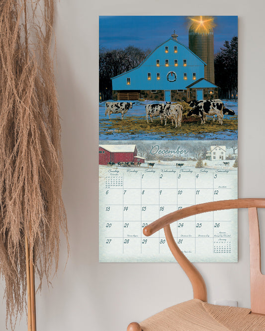 Cow Calendar 2026 Wall Calendar