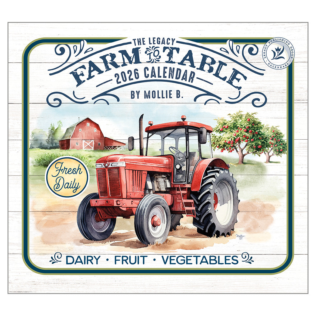 Farm to Table 2026 Wall Calendar