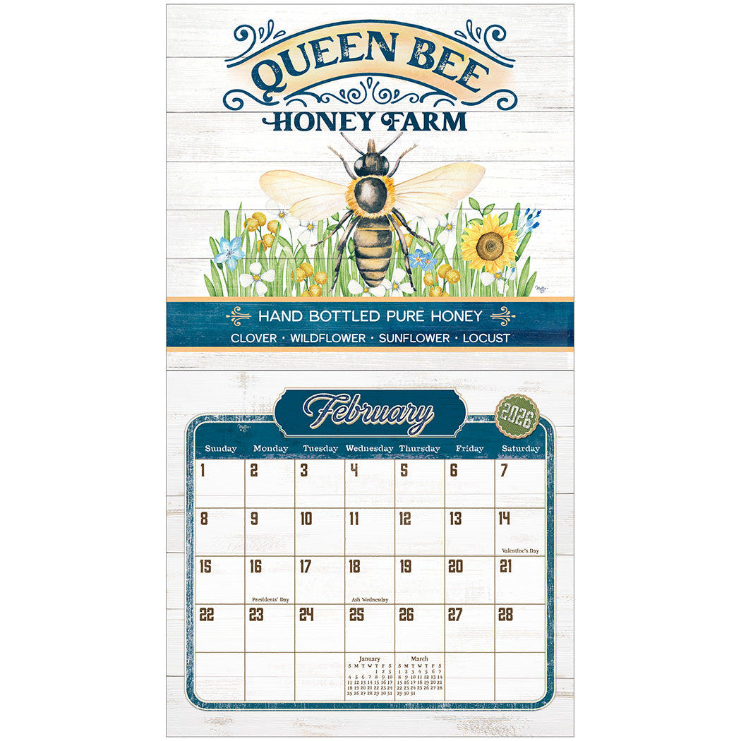 Farm to Table 2026 Wall Calendar