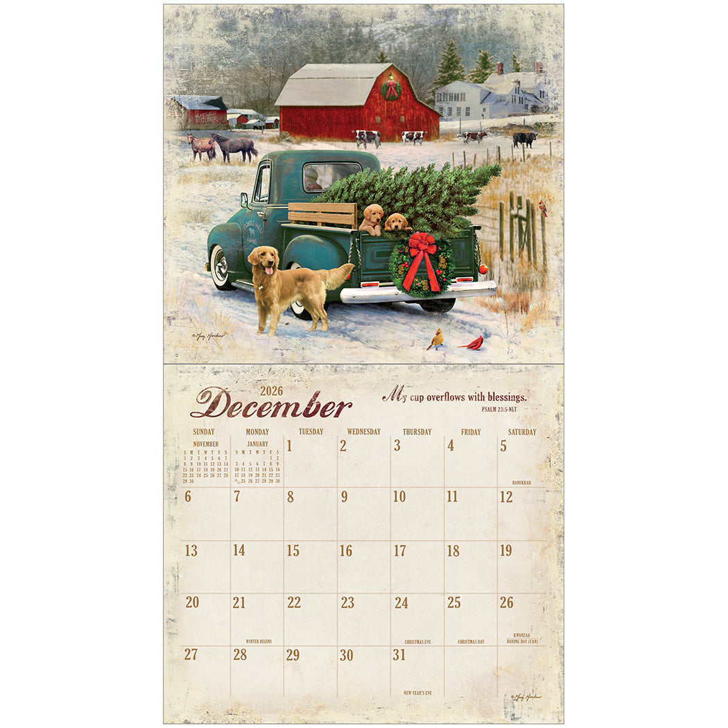 Heartland Blessings 2026 Wall Calendar