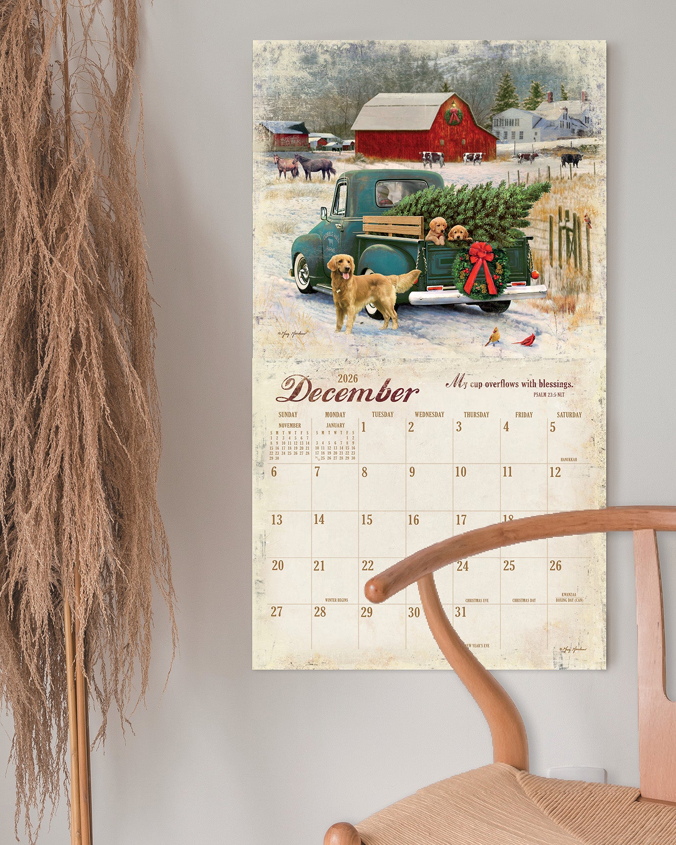 Heartland Blessings 2026 Wall Calendar