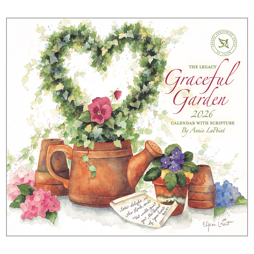 Graceful Garden 2026 Wall Calendar
