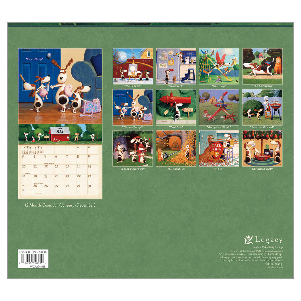 A Dog's Life 2026 Wall Calendar