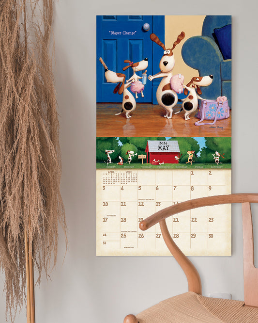 A Dog's Life 2026 Wall Calendar
