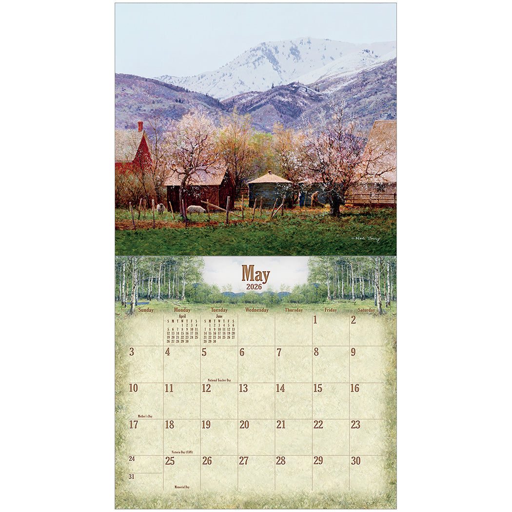 Woodland 2026 Wall Calendar