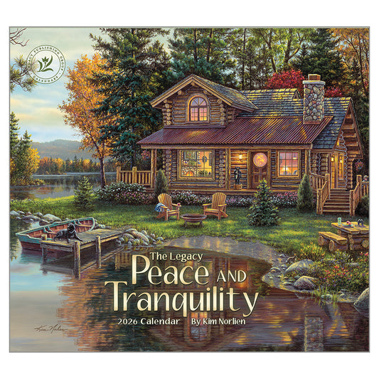Peace and Tranquility 2026 Wall Calendar