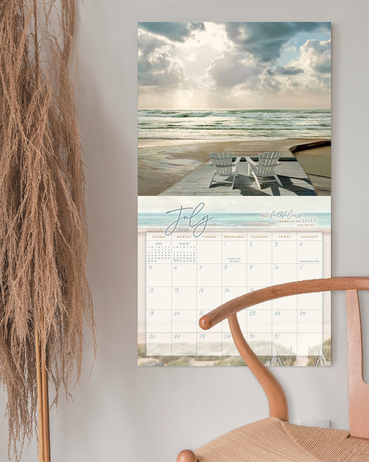 Seaside Serenity 2026 Wall Calendar