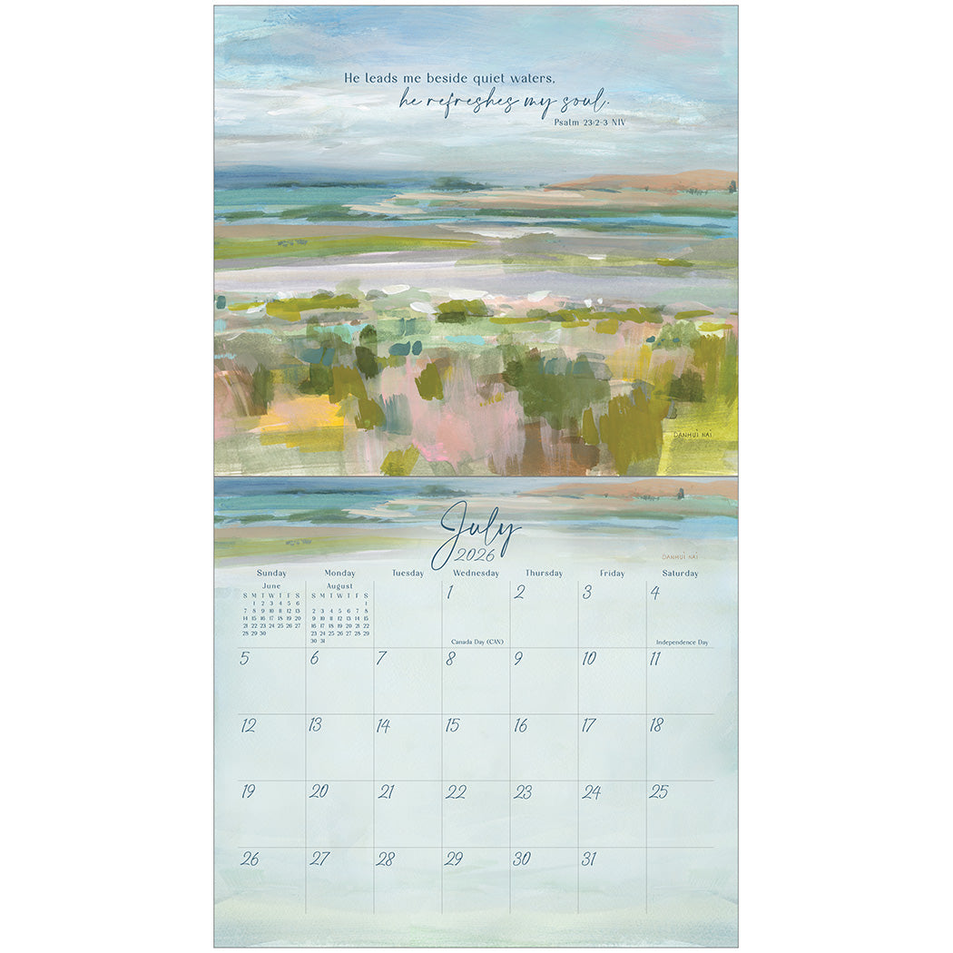 Light Gently Falling 2026 Wall Calendar