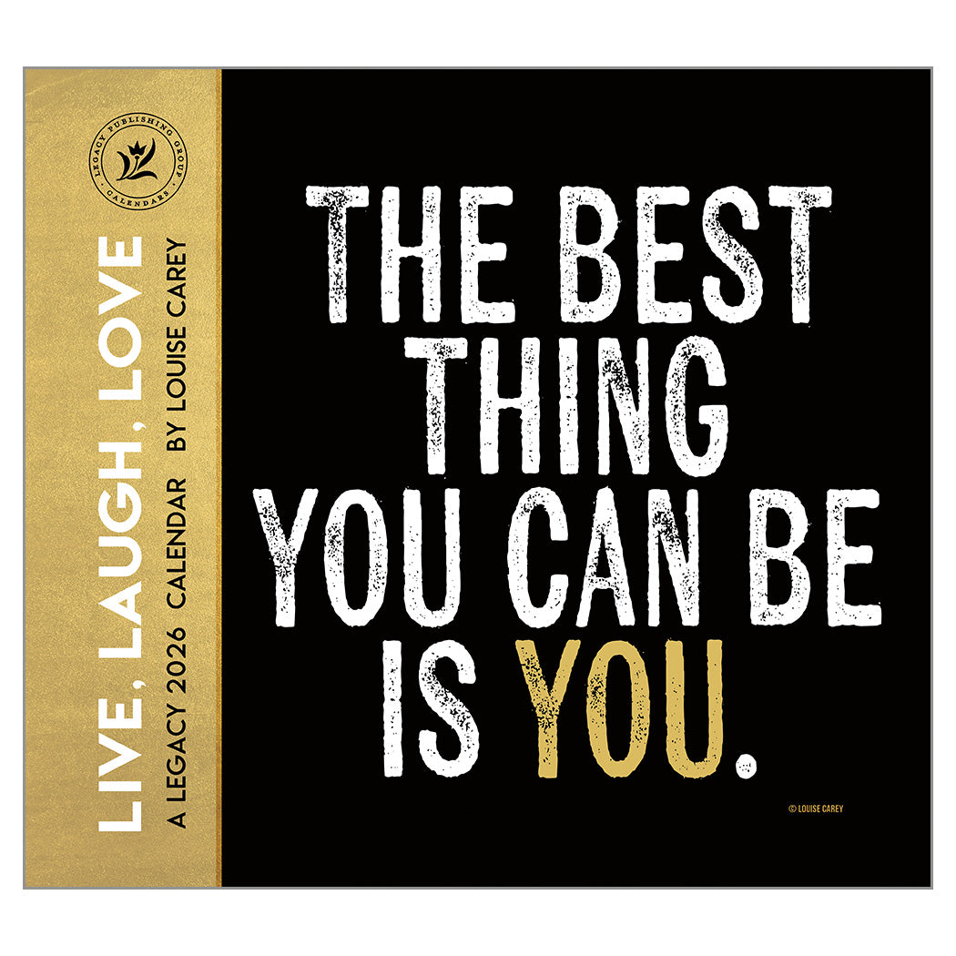 LIVE, LAUGH, LOVE 2026 Wall Calendar