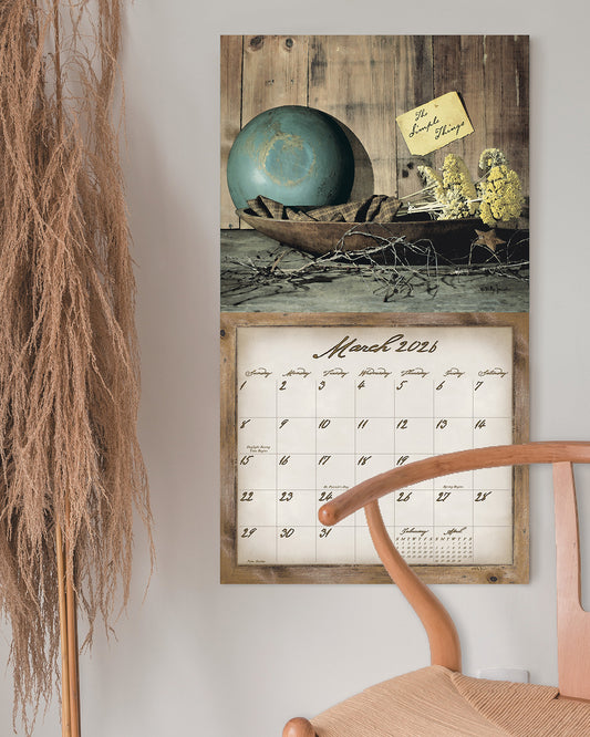 Simple Treasures 2026 Wall Calendar