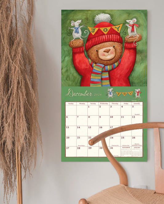 Bears 2026 Wall Calendar