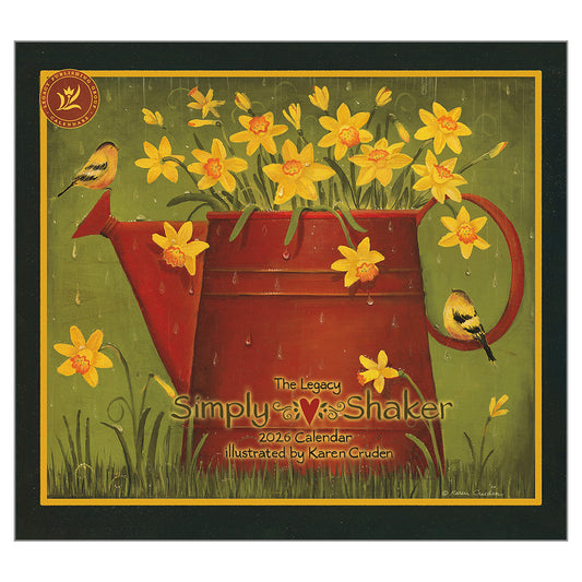 Simply Shaker 2026 Wall Calendar