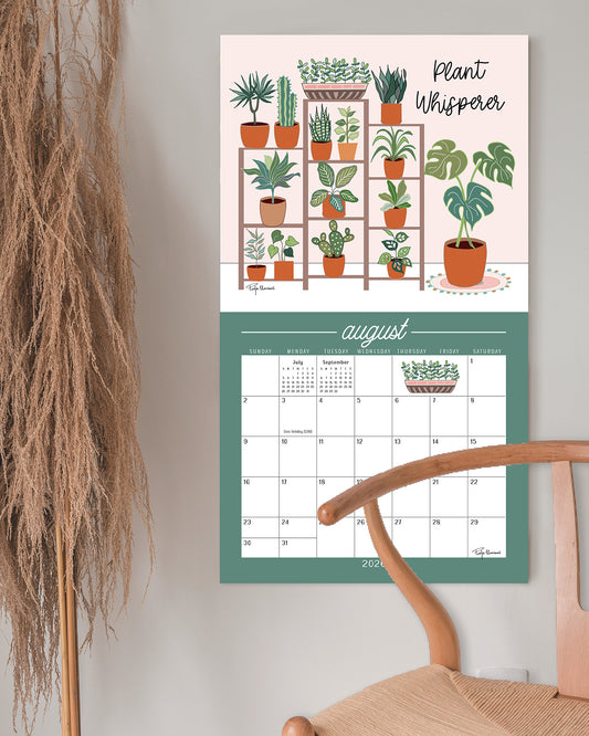 Plant Lady 2026 Wall Calendar
