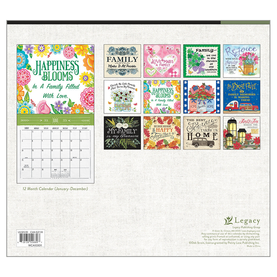 Family Matters 2026 Wall Calendar