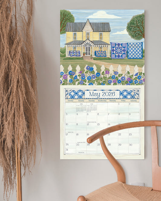 Quilts 2026 Wall Calendar