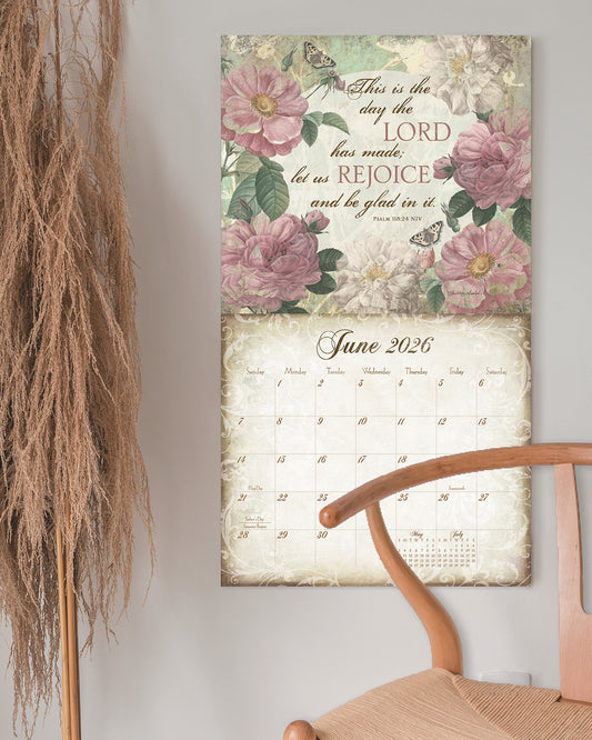 Walk by Faith 2026 Wall Calendar