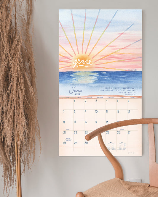 Grace Upon Grace 2026 Wall Calendar