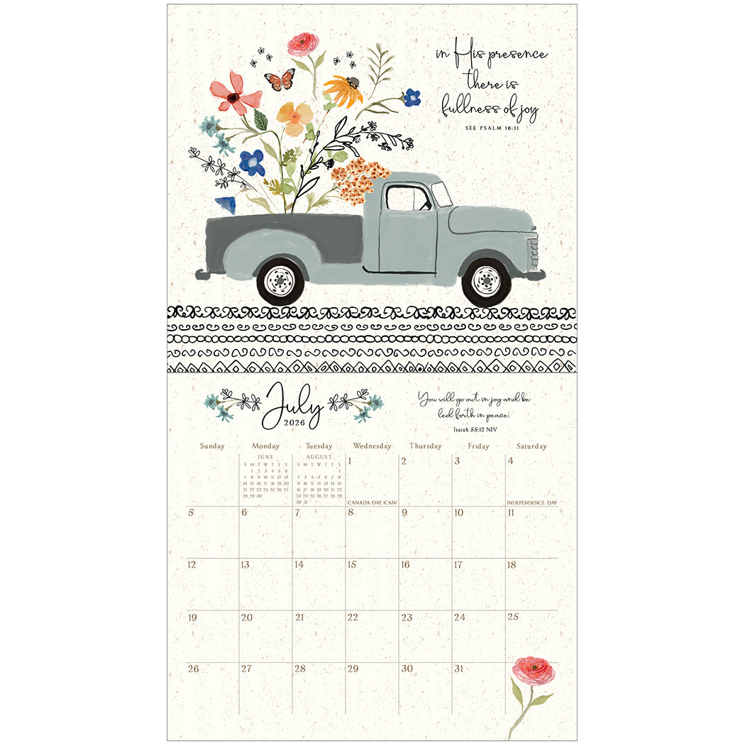 Be Still 2026 Wall Calendar