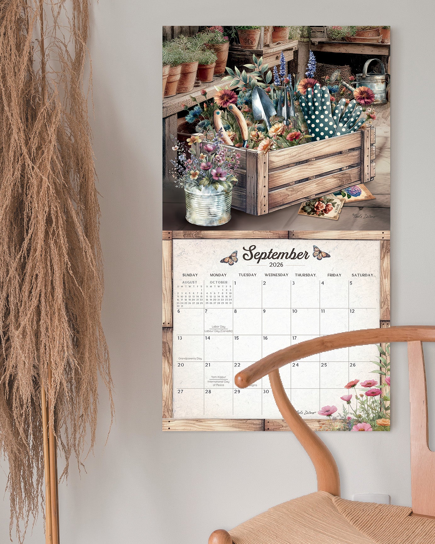 Gardening 2026 Wall Calendar