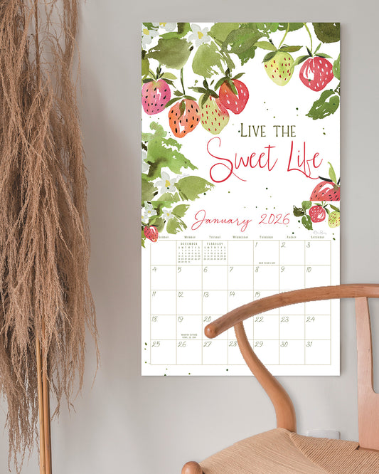 The Sweet Life 2026 Wall Calendar