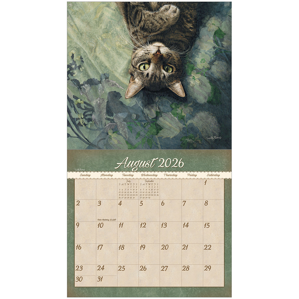 Cats we Love 2026 Wall Calendar