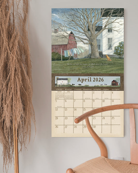 Country Blessings 2026 Wall Calendar