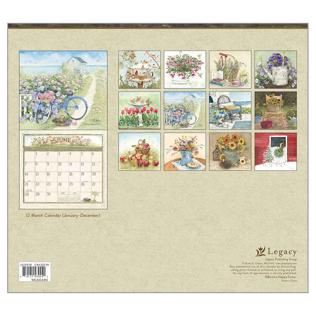 Garden Path 2026 Wall Calendar