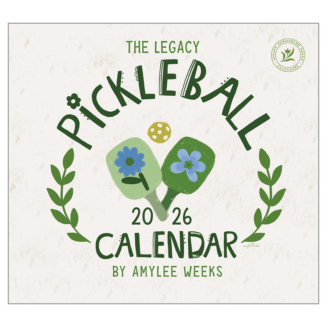 Pickleball 2026 Wall Calendar