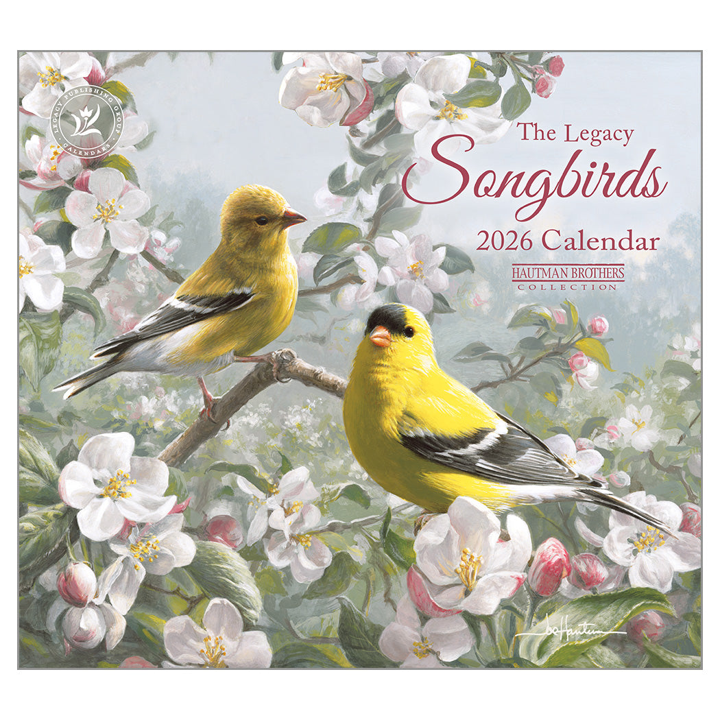 Songbirds 2026 Wall Calendar