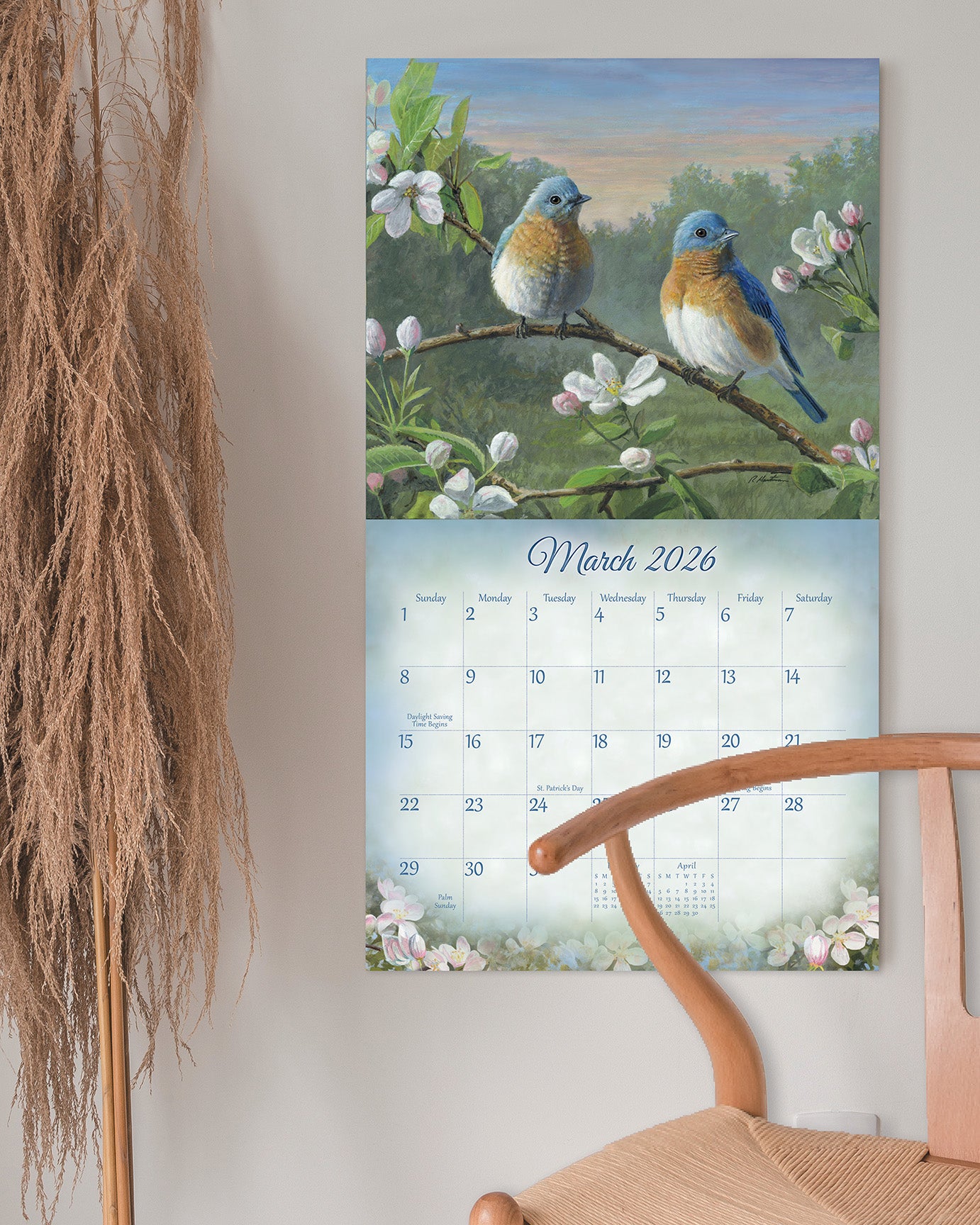 Songbirds 2026 Wall Calendar