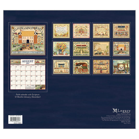 Sampler 2027 Wall Calendar